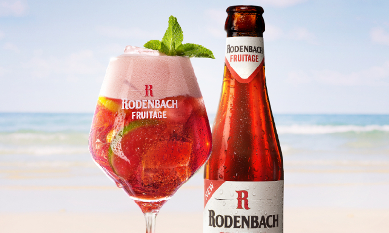 Rodenbach Fruitage fles en glas